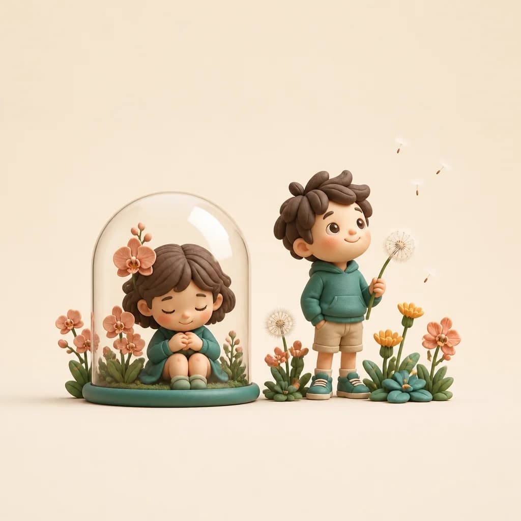 Anak “Orchid” vs “Dandelion”: Tipe Kepribadian & Cara Asuhnya